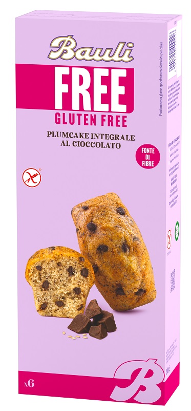BAULI FREE PLUMCAKE INTEGRALE CIOCCOLATO 6 PEZZI DA 35 G